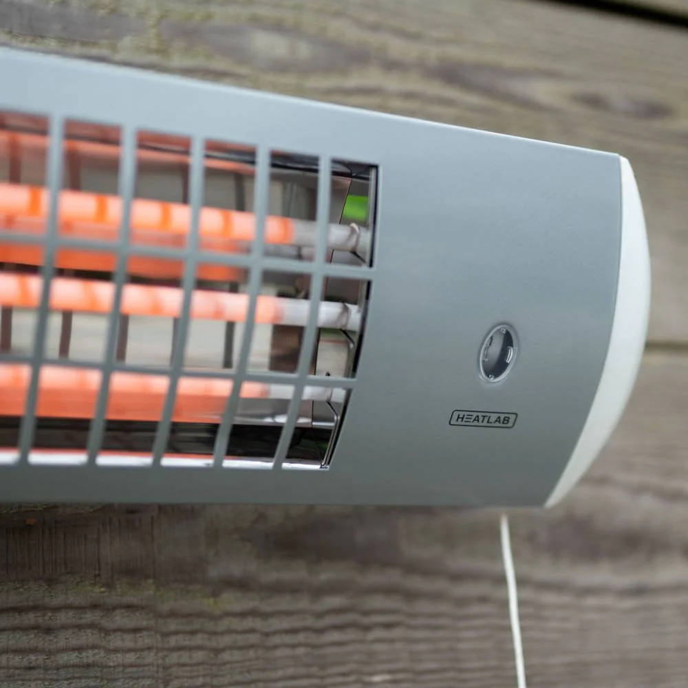 1.8kW IPX4 Wall Mounted Quartz Bulb Electric Tube Heater | HeatlabĀ® - Image 4