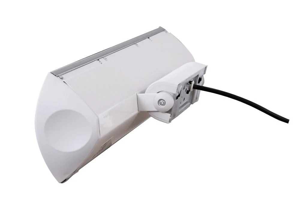 1.8kW IPX4 Wall Mounted Quartz Bulb Electric Patio Heater with 3 Power Settings by HeatlabĀ® - Image 4