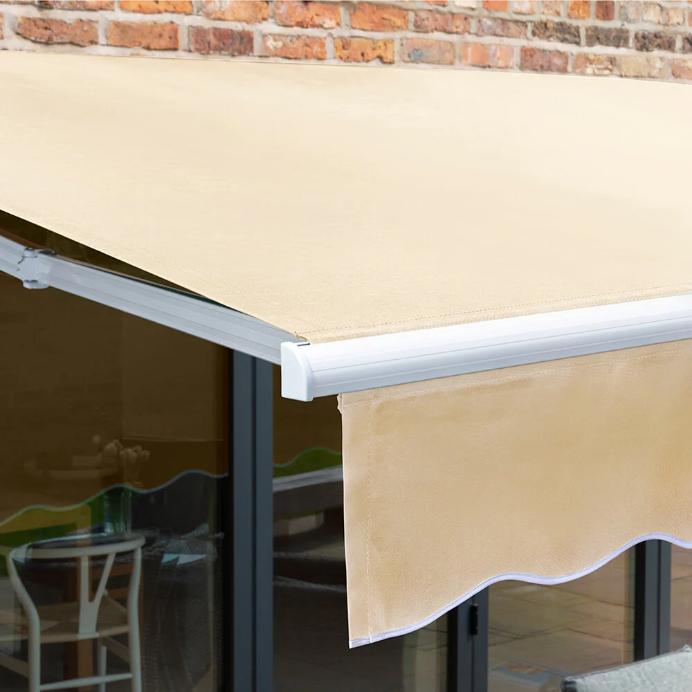 2.0m Budget Manual Awning, Ivory - Image 7