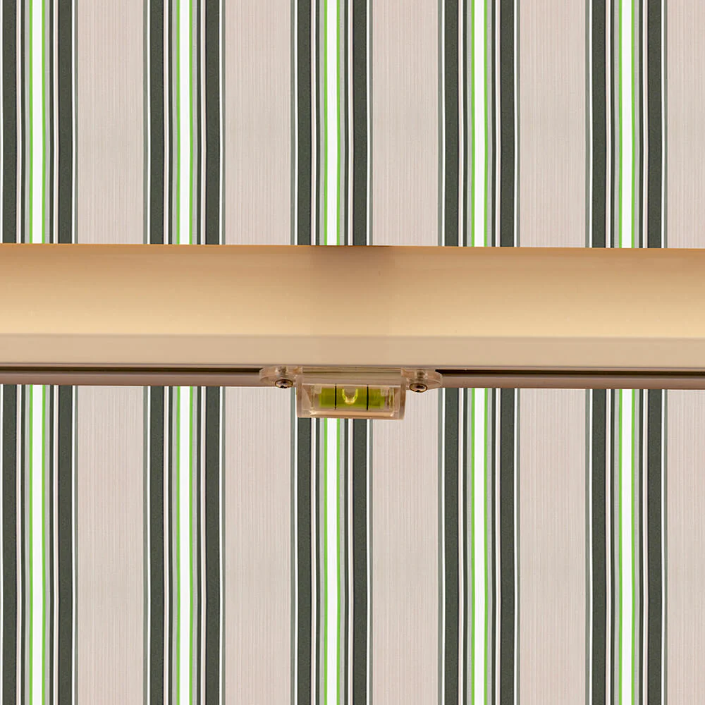 2.0m Half Cassette Manual Awning, Multi Stripe - Image 4