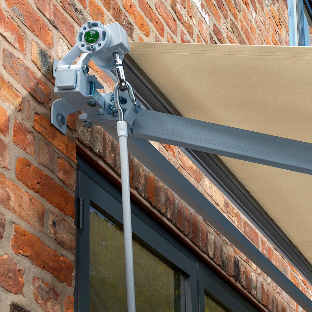 2.5m Budget Manual Awning, Ivory - Image 4