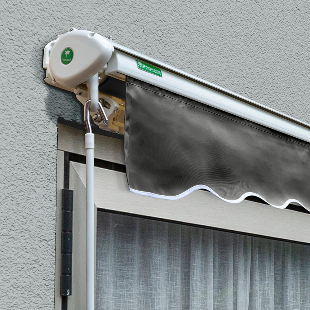 2.5m Half Cassette Electric Awning, Charcoal - Image 2