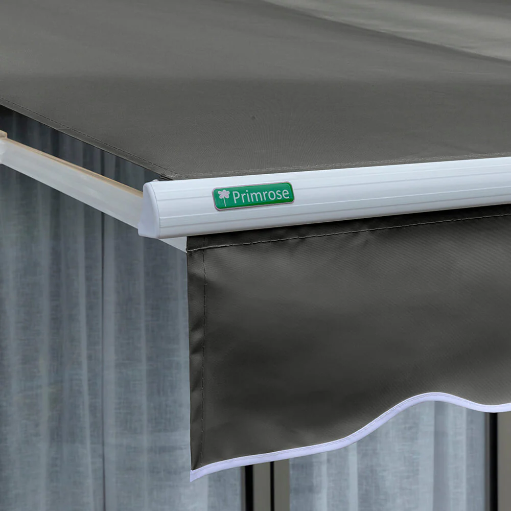 2.5m Half Cassette Manual Awning, Charcoal - Image 6