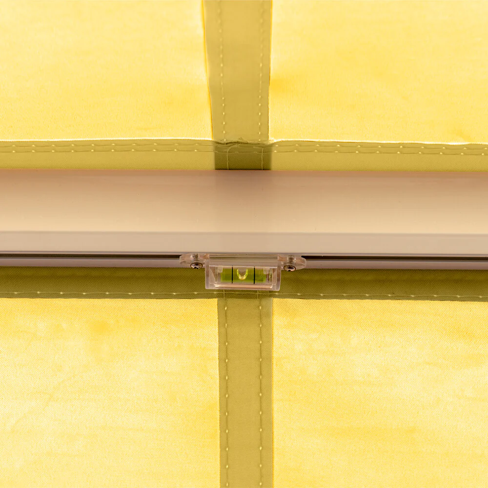 2.5m Half Cassette Manual Awning, Lemon Yellow - Image 4