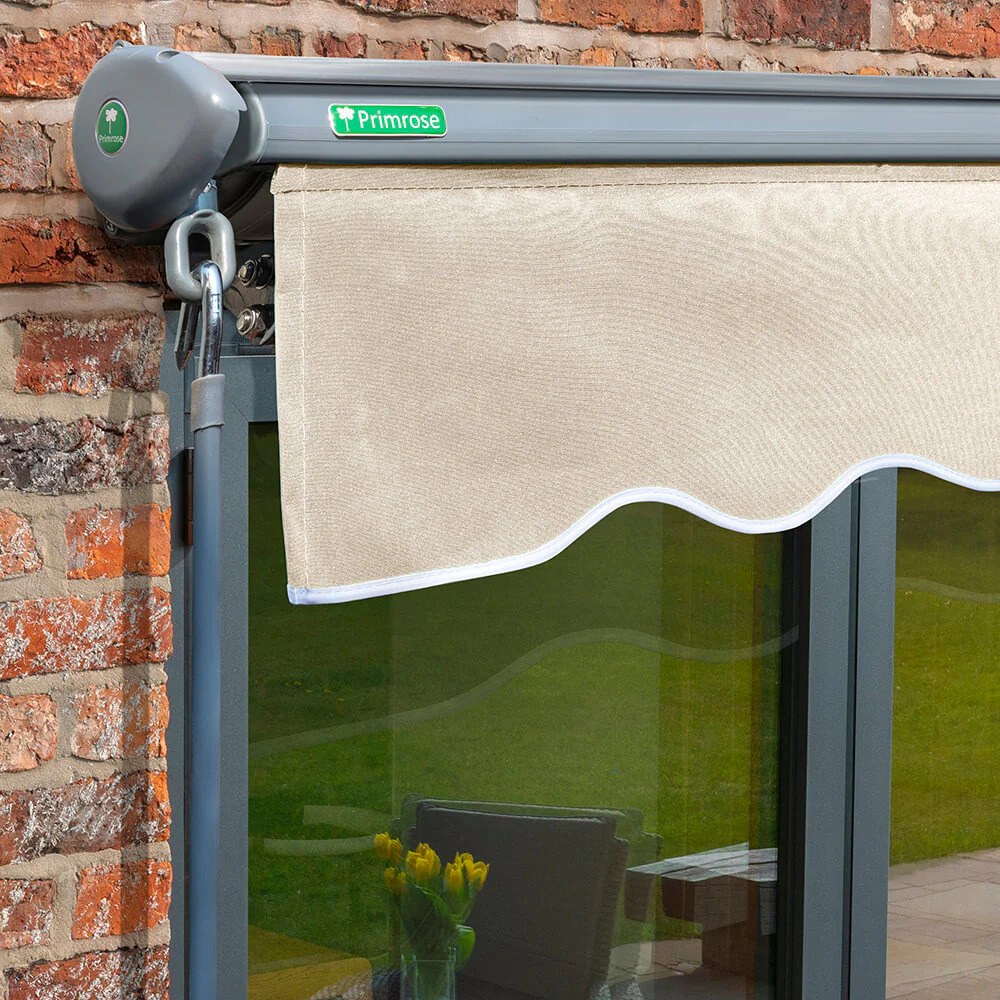 2.5m Half Cassette Manual Ivory Awning (Charcoal Cassette) - Image 6