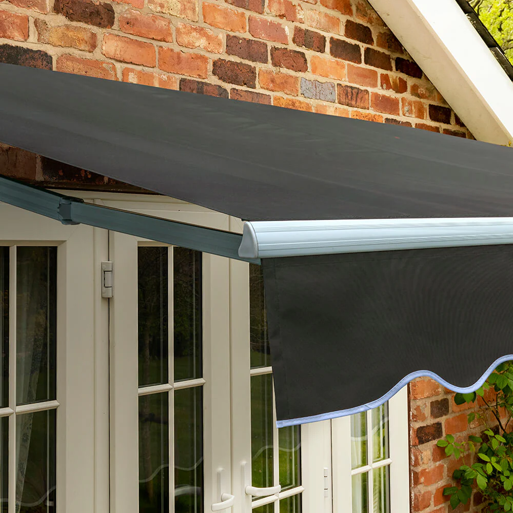 2.5m Standard Manual Awning, Charcoal - Image 4