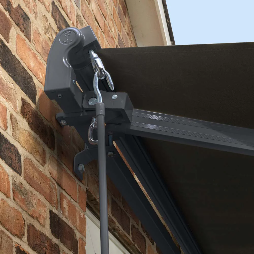 2.5m Standard Manual Charcoal Awning (Charcoal Cassette) - Image 6