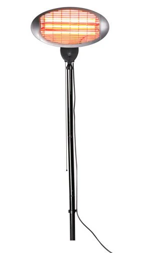 Freestanding Electric Quartz Bulb Patio Heater w/ Remote | Heatlab® - Image 4