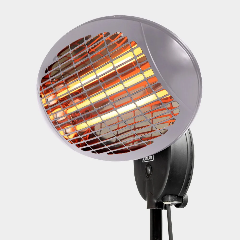 2kW IPX4 Freestanding Electric Quartz Patio Heater w/ Remote | HeatlabĀ® - Image 7