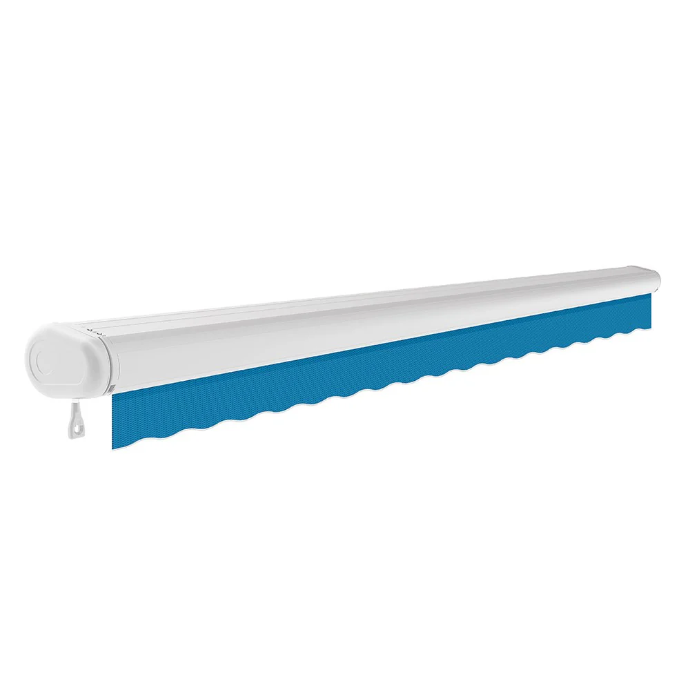 2.5m Full Cassette Electric Awning, Azure Blue - Image 3