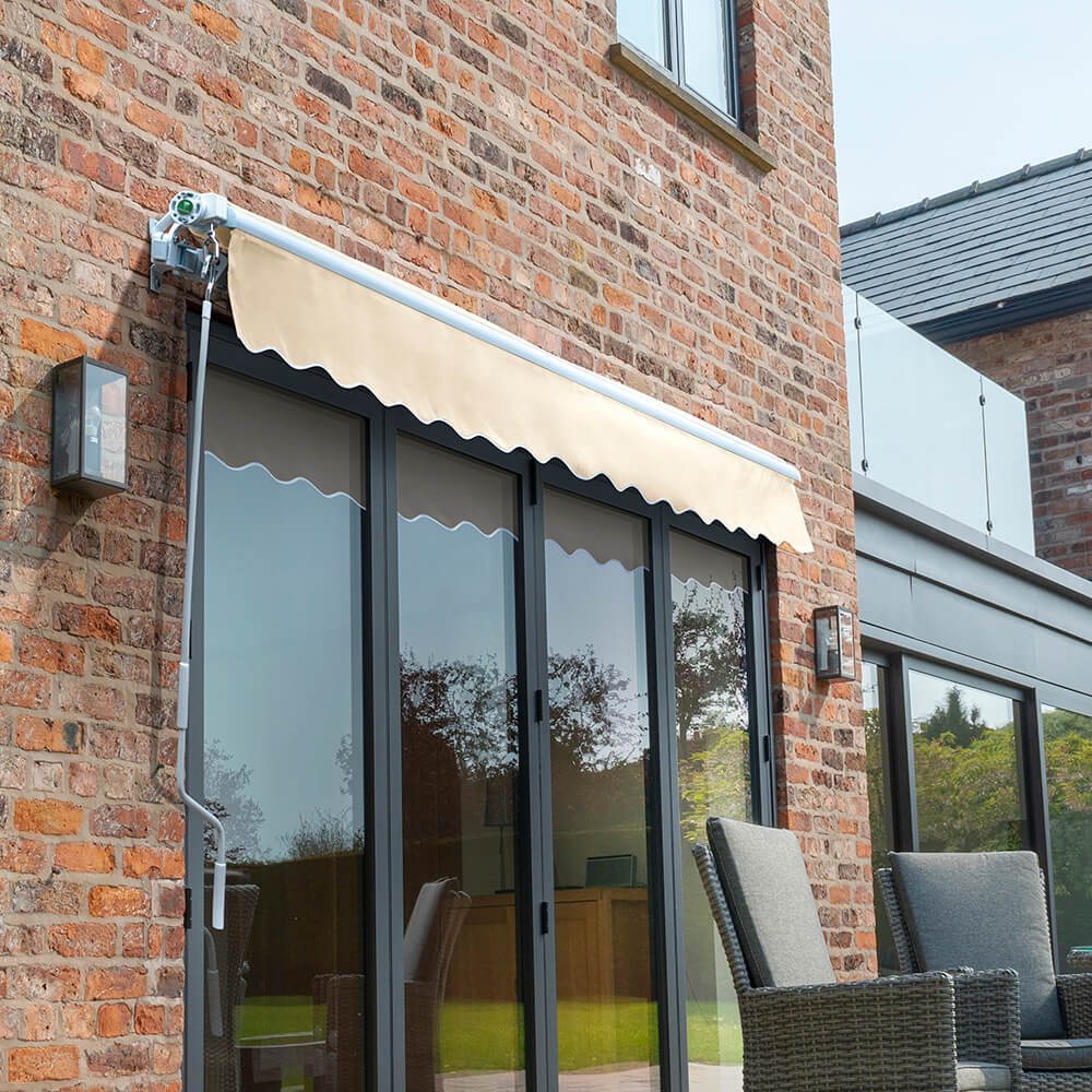 3.0m Budget Manual Awning, Ivory - Image 5