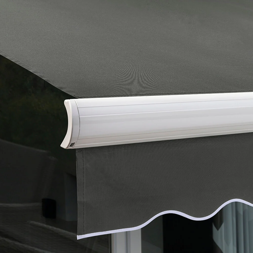 3.0m Full Cassette Manual Awning, Charcoal - Image 4