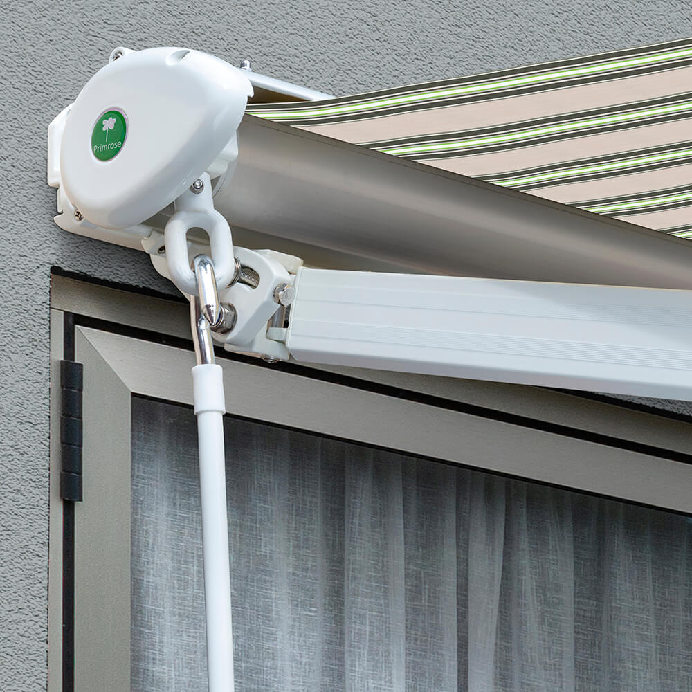 3.0m Half Cassette Electric awning, Multi Stripe - Image 6