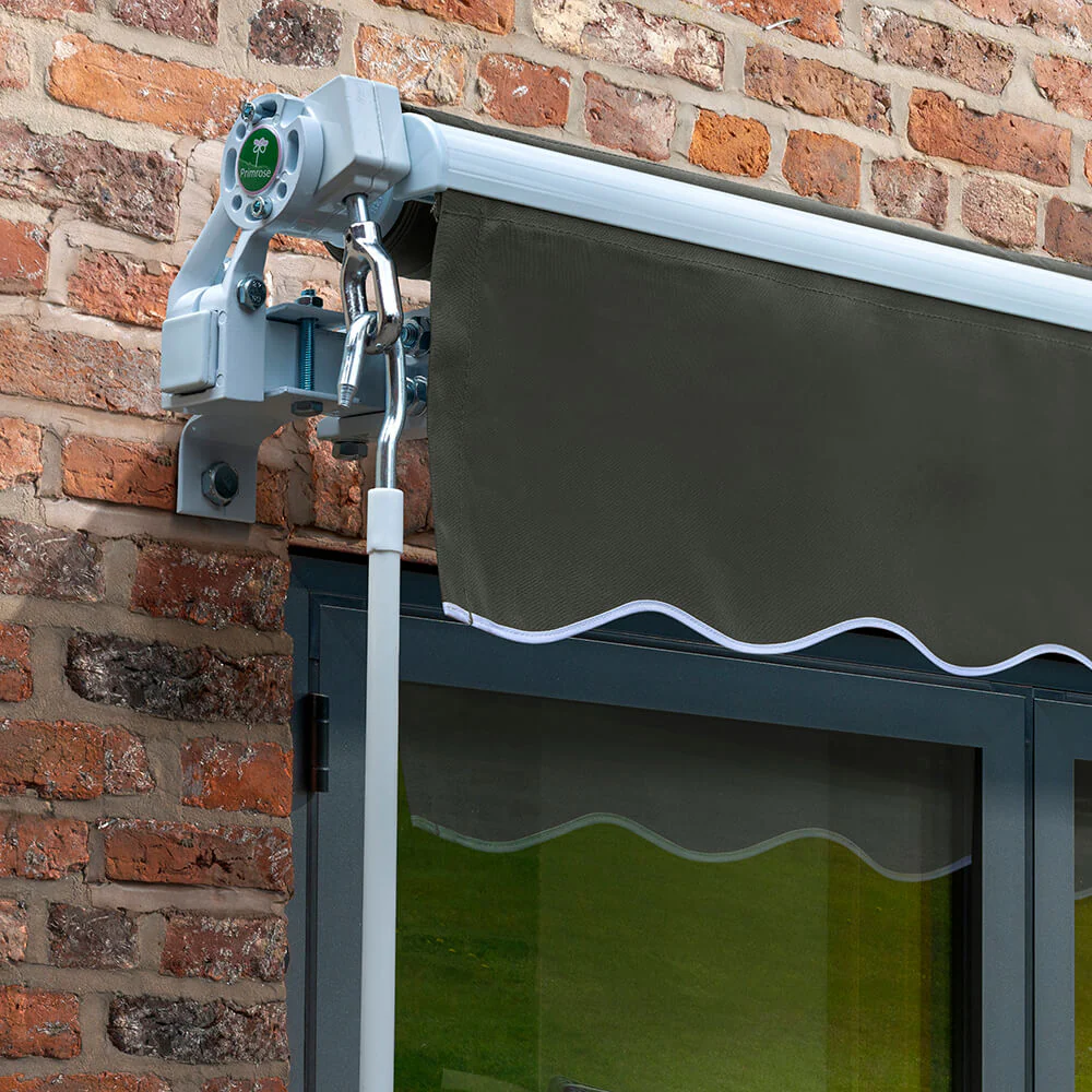 3.5m Budget Manual Awning, Charcoal - Image 2