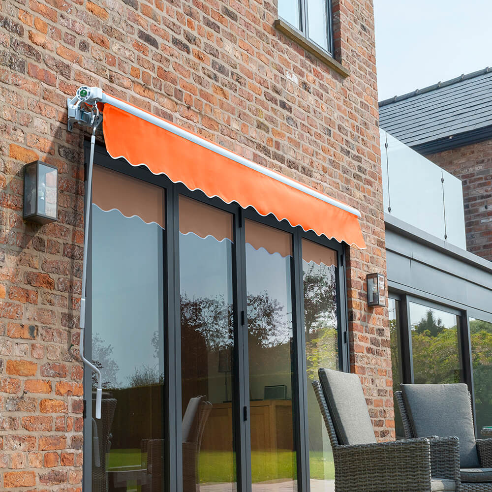 3.5m Budget Manual Awning, Terracotta - Image 5