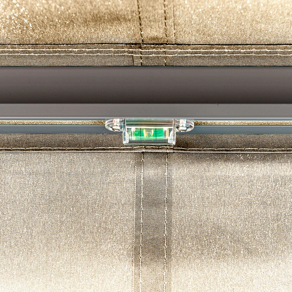 3.5m Half Cassette Manual Ivory Awning (Charcoal Cassette) - Image 7
