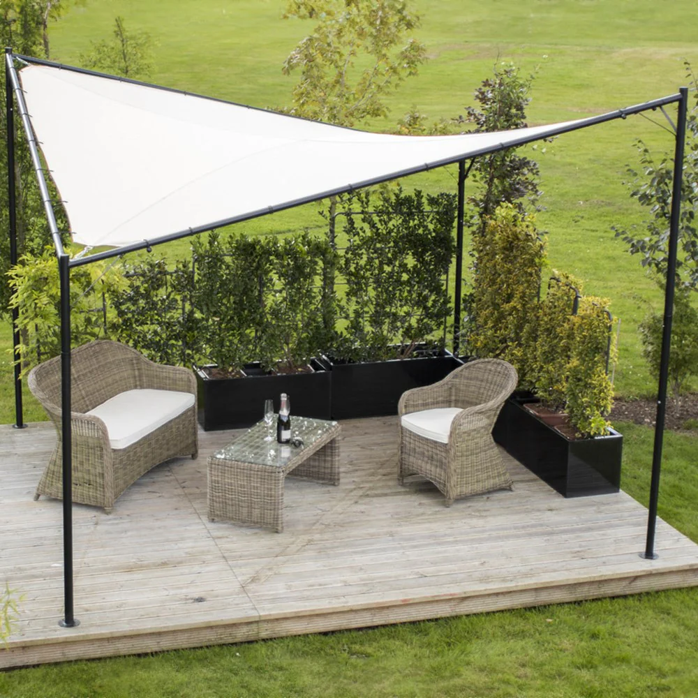 3.5M Square Portable Steel Frame With Sail Shade - Image 4