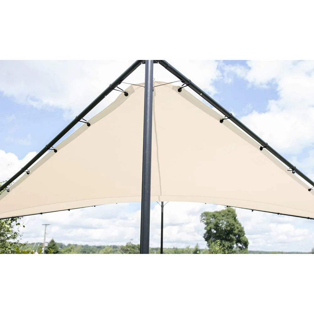 3.5M Square Portable Steel Frame With Sail Shade - Image 5