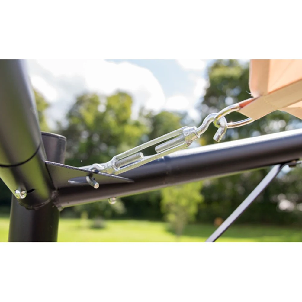 3.5M Square Portable Steel Frame With Sail Shade - Image 7