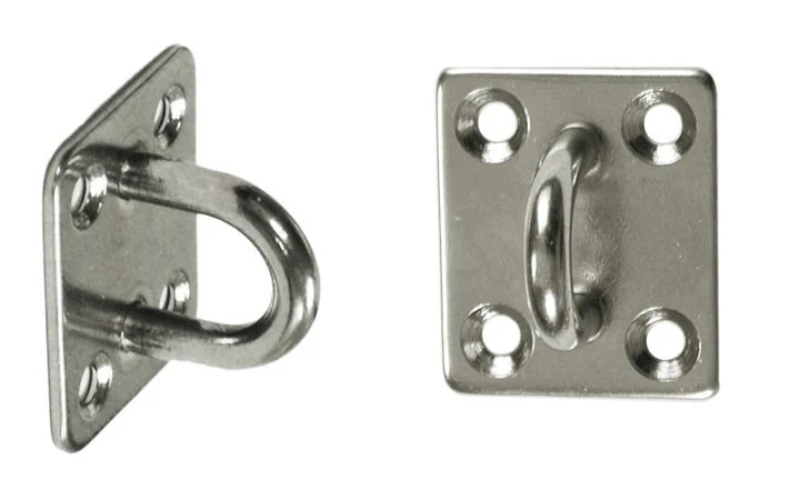 3cm x 3.5cm Stainless Steel Rectangular Pad Eye | Sail Shade Fitting Accessories