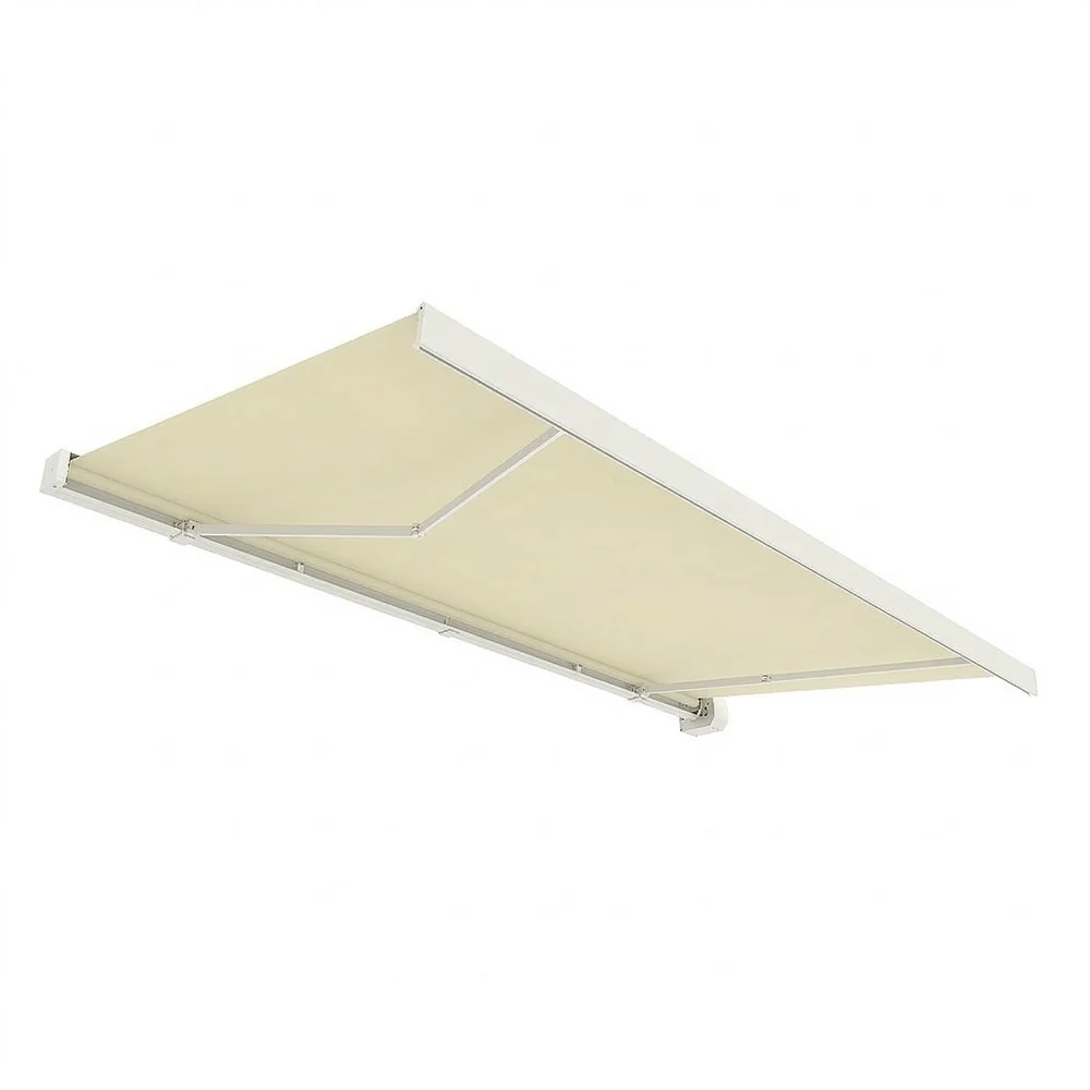 3.5M Deluxe Wireless Full Cassette Electric Awning With Lights (White Cassette) | Ivory - Image 6