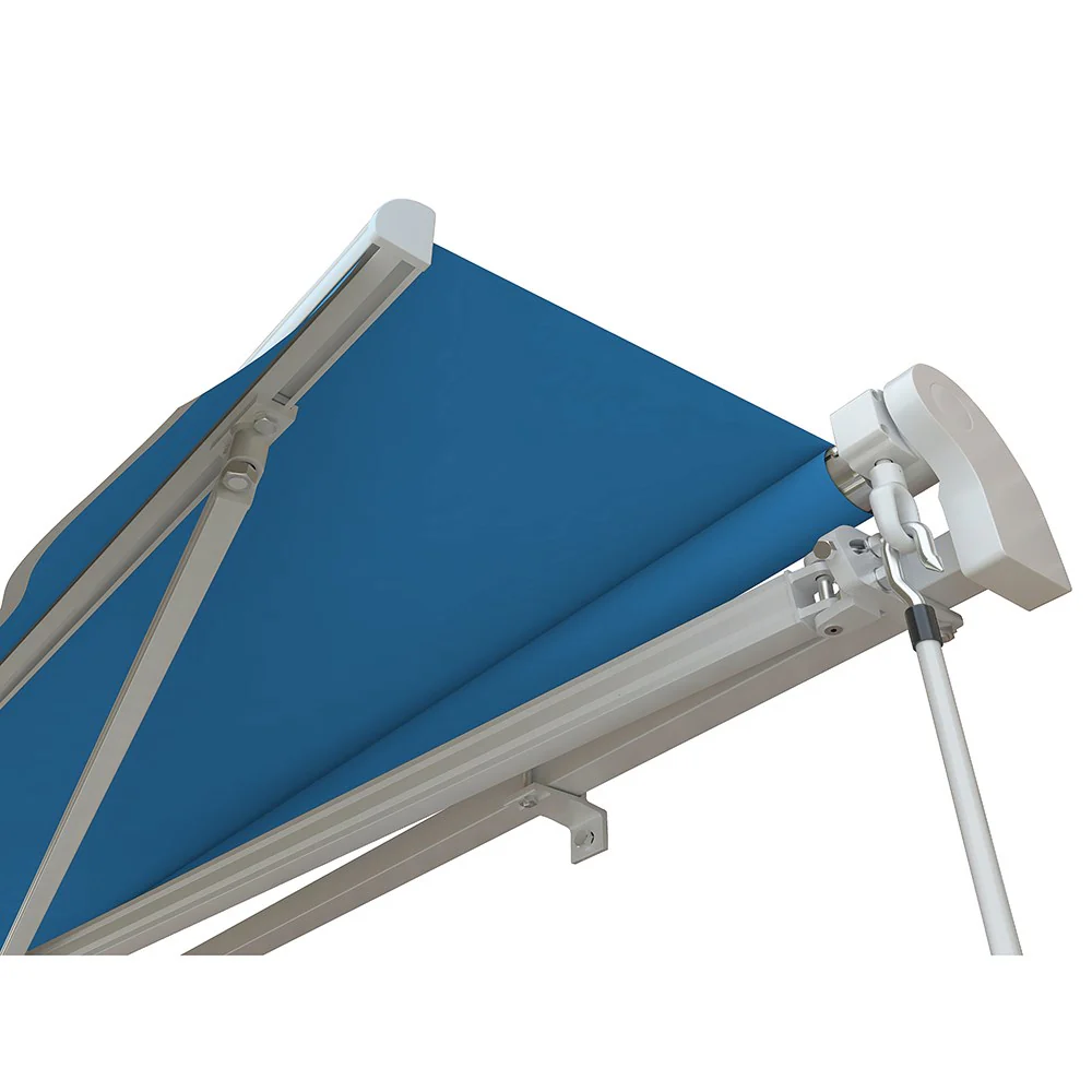4.0m Standard Manual Awning, Azure Blue - Image 4