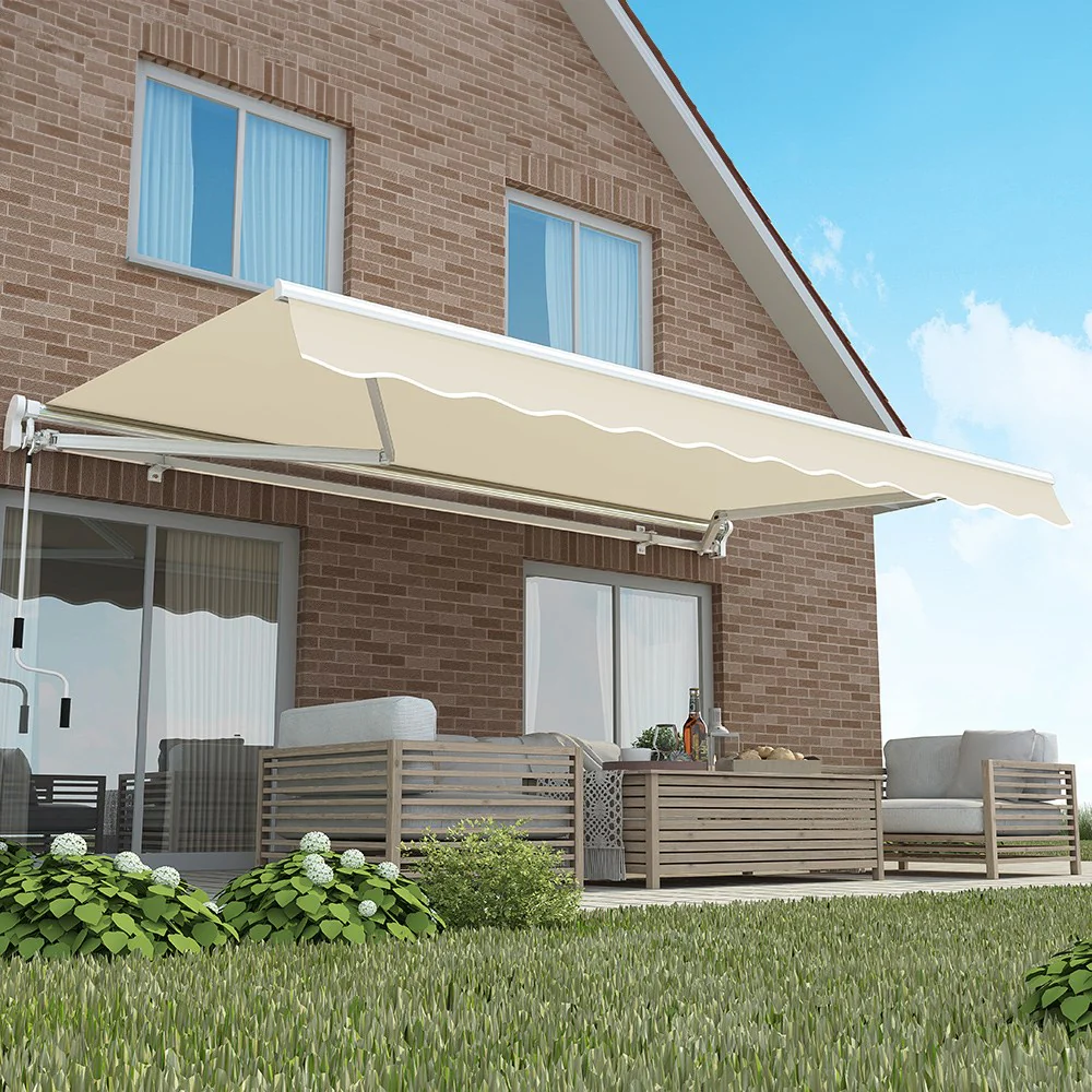 2.5m Standard Manual Awning, Sand
