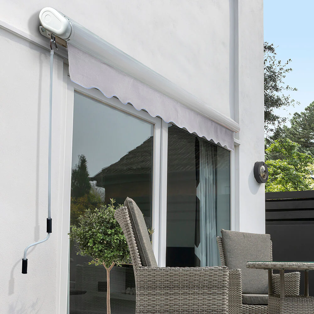 4.0m Full Cassette Electric Awning, Silver - Image 2