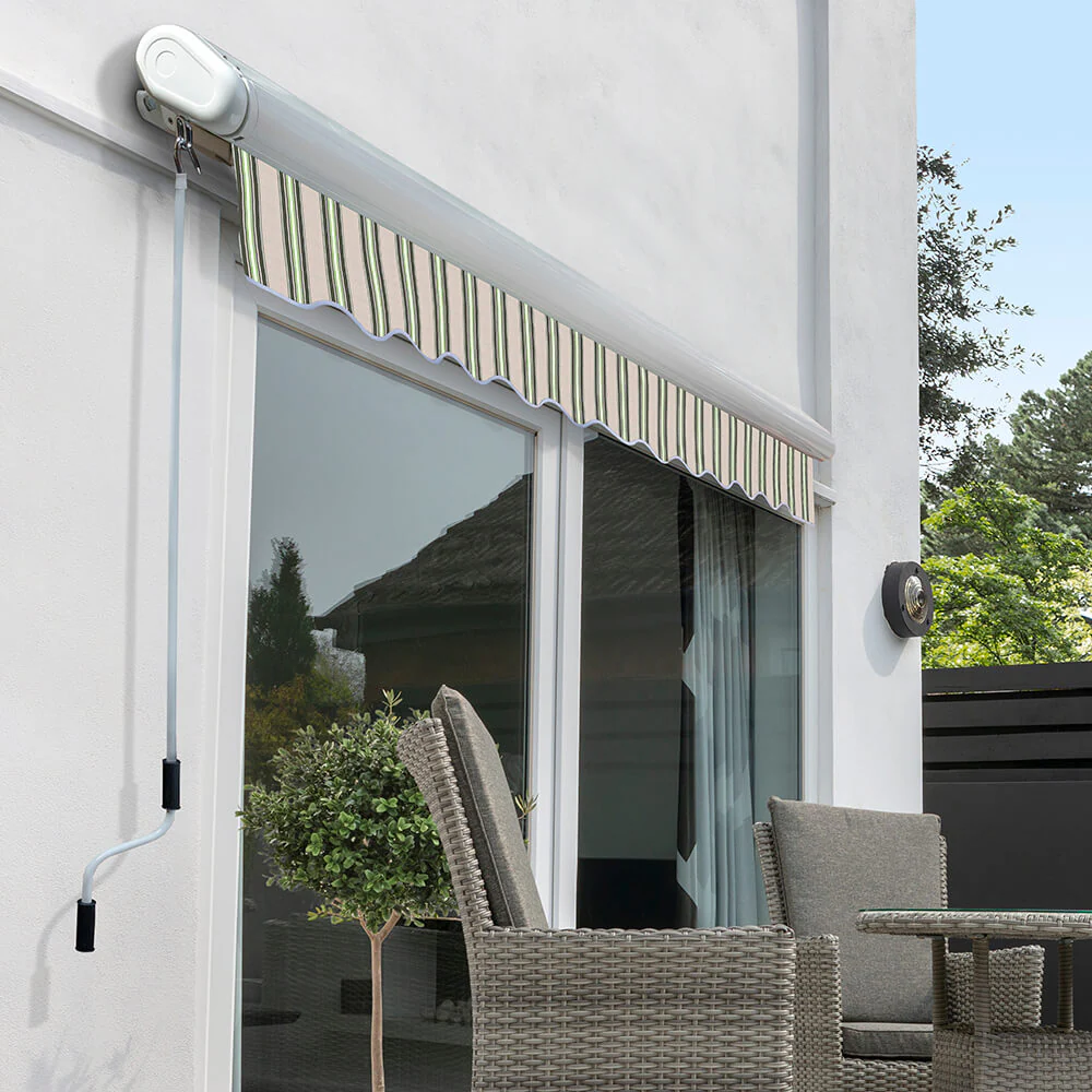 4.5m Full Cassette Electric Awning, Multi Stripe - Image 2