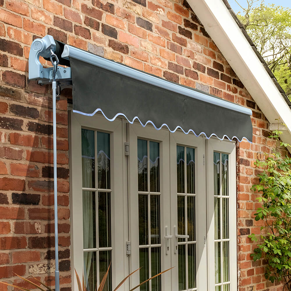 4.5m Standard Manual Awning, Charcoal - Image 7