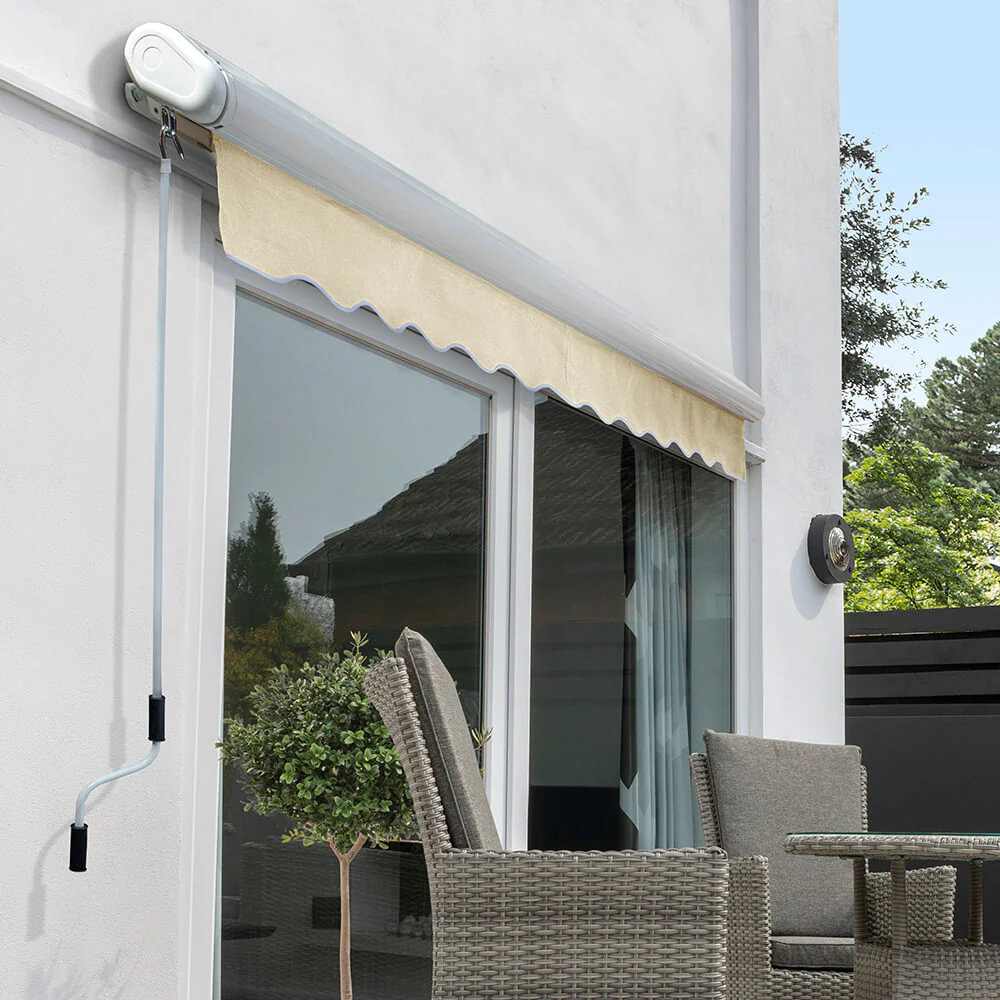 5.0m Full Cassette Electric Awning, Ivory - Image 2