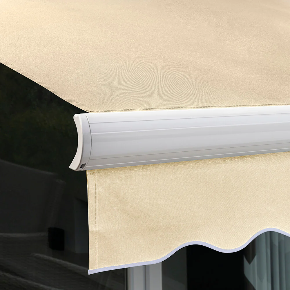5.0m Full Cassette Manual Awning, Ivory Polyester - Image 4