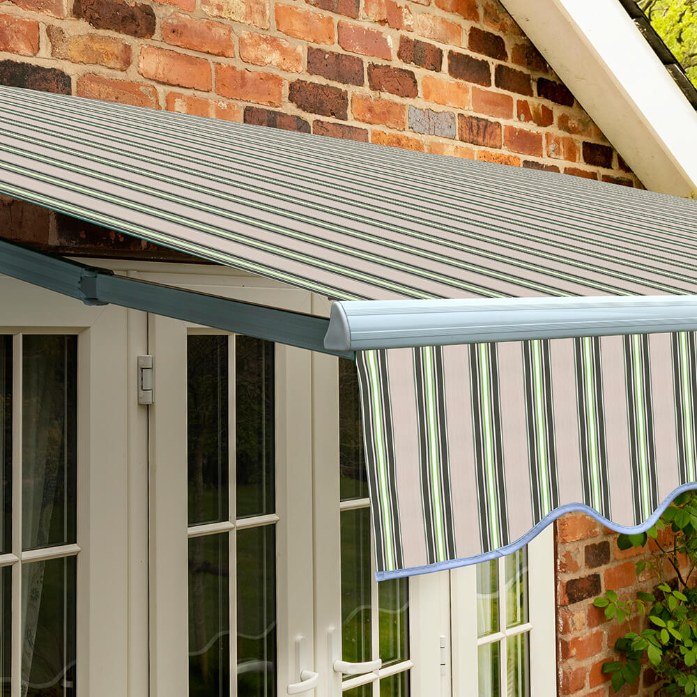 5.0m Standard Manual Awning, Multi Stripe - Image 7