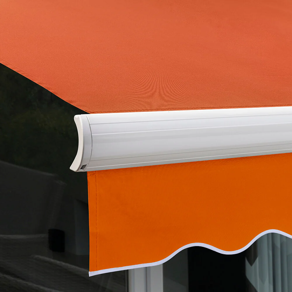 6.0m Full Cassette Electric Awning, Terracotta Polyester - Image 4