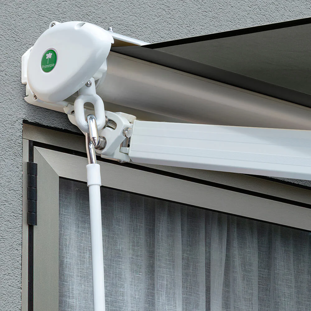 6.0m Half Cassette Electric Awning, Charcoal - Image 6