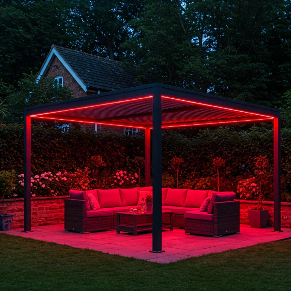 3x3M Pegola Colour Changing LED Light Kit by Primrose Living - Image 4