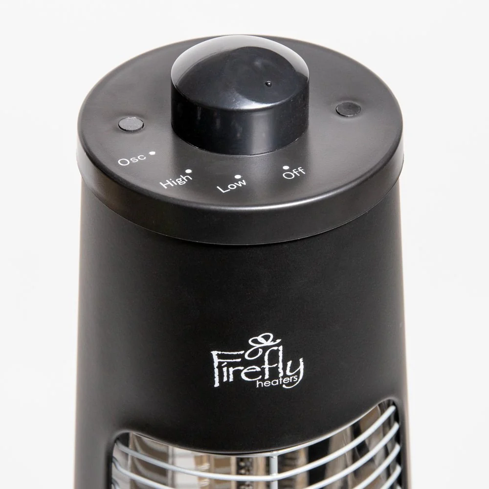 900W IPX4 Streamline Rotating Electric Quartz Bulb Heater | Heatlab® - Image 4
