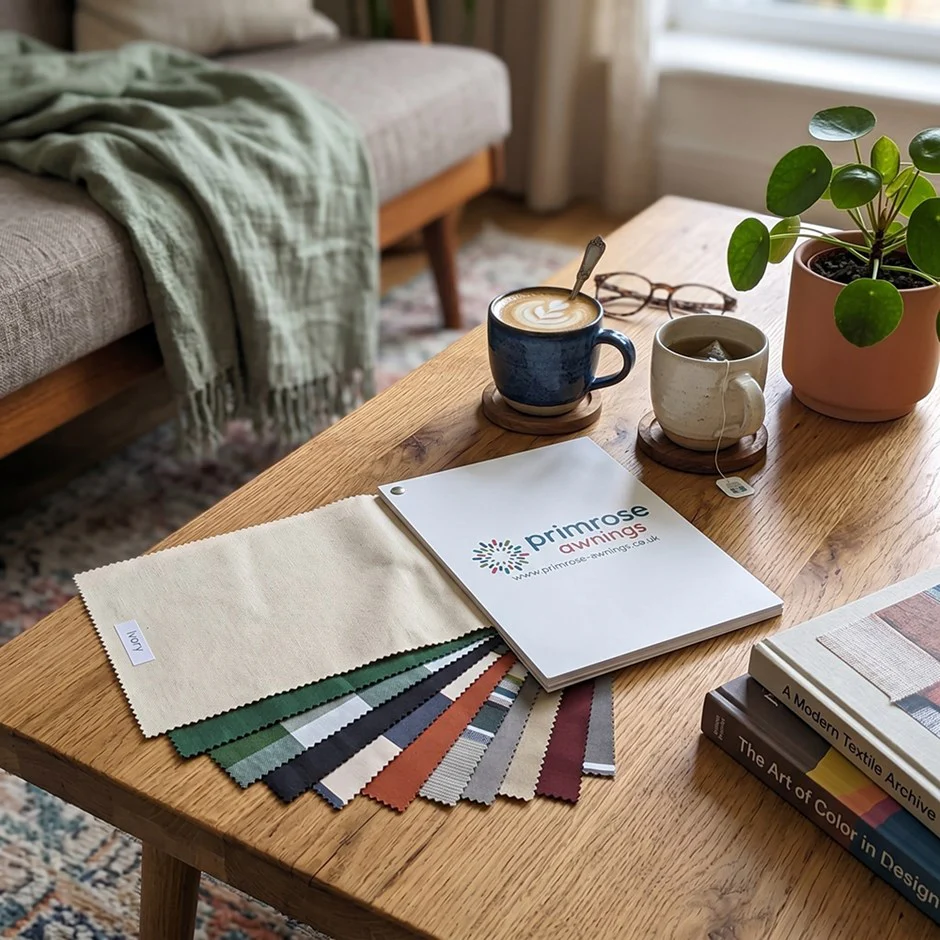Awning Polyester Fabric Colour Swatch Book