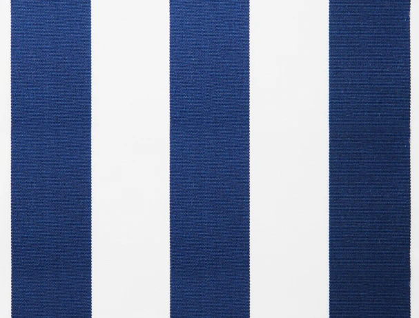 Blue and white polyester cover for 3m x 2.5m awning includes valance