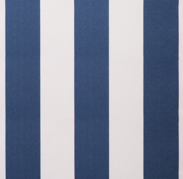 Blue and White polyester cover for 5.0m x 3m awning includes valance