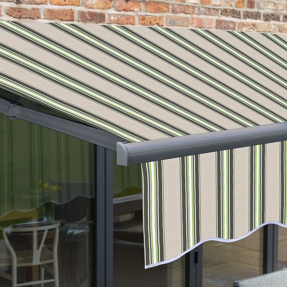 3m Budget Manual Multistripe Awning (Charcoal Cassette) - Image 6