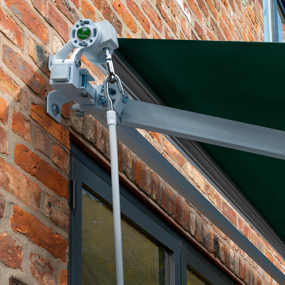 3m Budget Wireless Electric Awning, Plain Green - Image 4