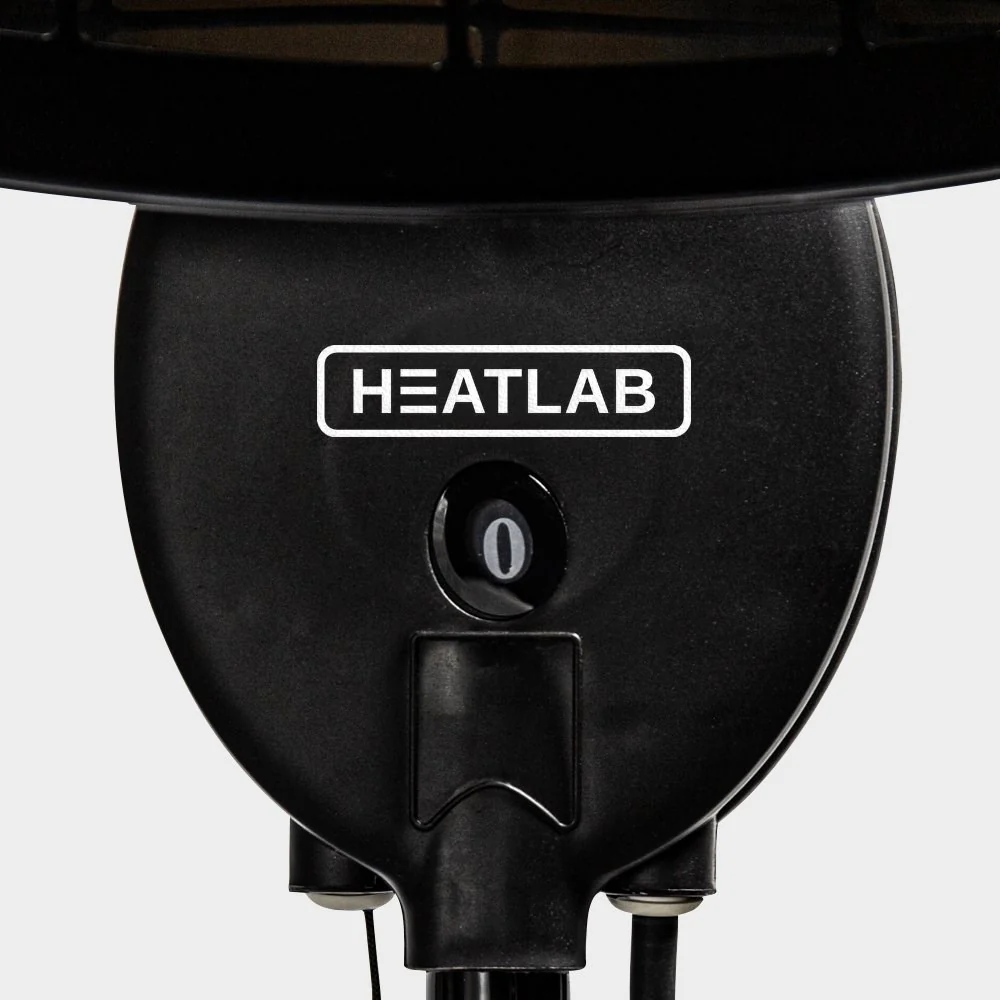 Freestanding Electric Quartz Bulb Patio Heater w/ Remote | Heatlab® - Image 9