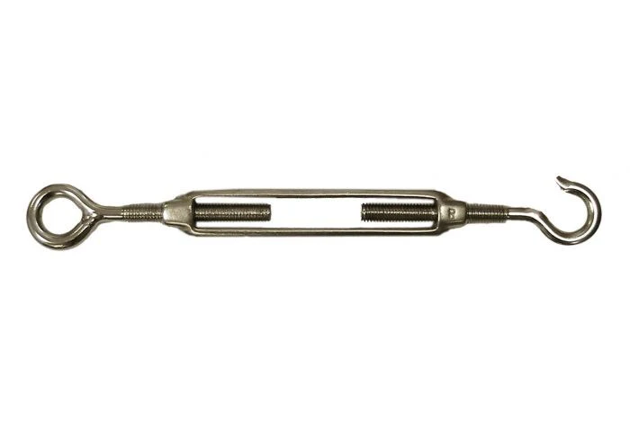 Galvanised Steel Turnbuckle (Hook/Eye Ends) - Sail Shade Fitting Accessories - Image 3