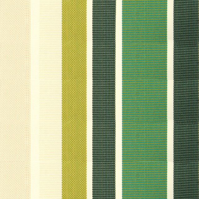 Green Stripe Acrylic Cover for 5m x 3m Awning includes valance