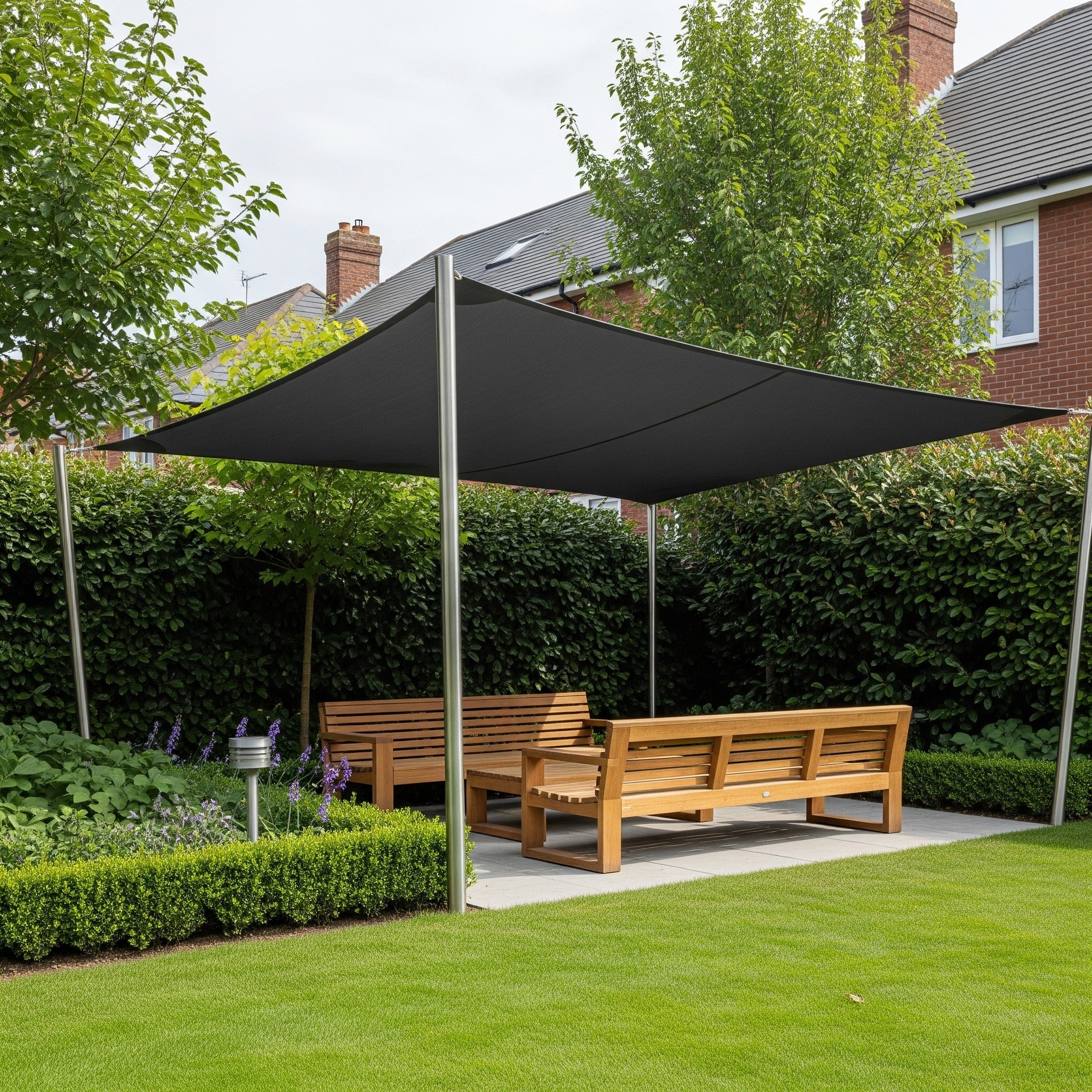 Pro Waterproof Charcoal Sail Shade - Exclusively | Kookaburra® - Image 3