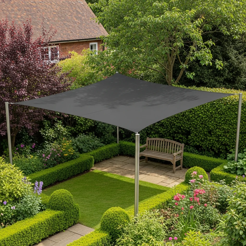 Pro Waterproof Charcoal Sail Shade - Exclusively | Kookaburra® - Image 6
