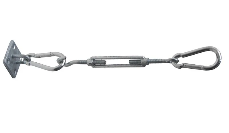 Rectangle/Square Shade Sail Fixing Kit - Galvanised Steel - 4 corners