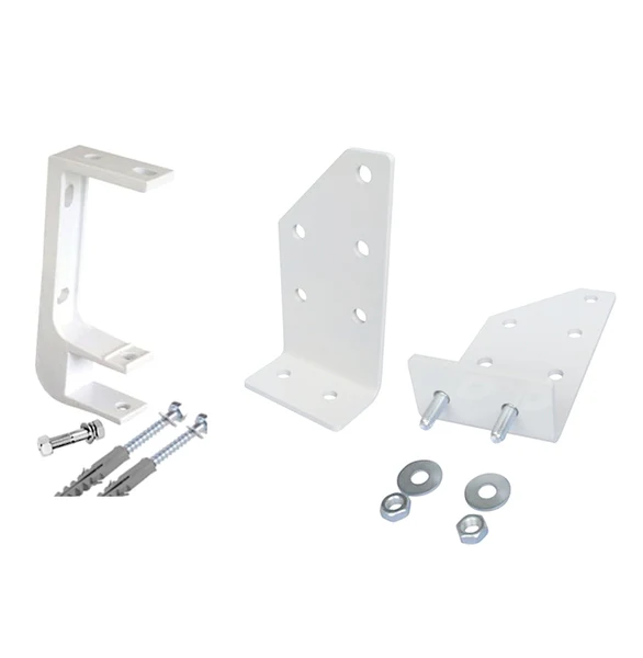 Set of 3 Ceiling Wall and Roof Rafter Brackets for 40mm Torsion Bar - For 3.5m - 4m Standard and 3m - 4m XL