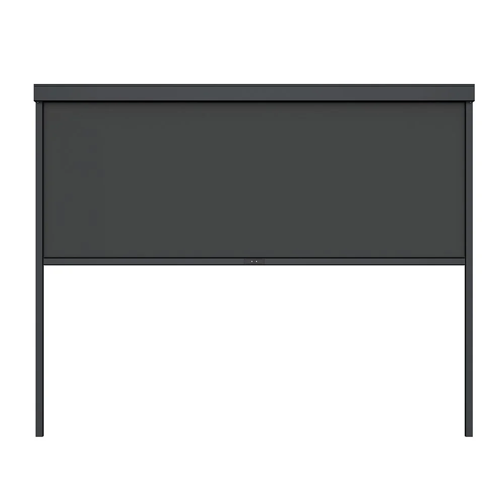 Single Charcoal Pulldown Side Shade for 3x4m Deluxe Pergola - Image 8